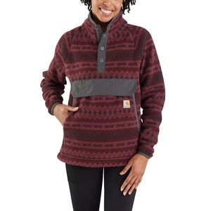 Carhartt   RELAXED FIT FLEECE PULLOVER - 2 WARMER RATING port geometric print M